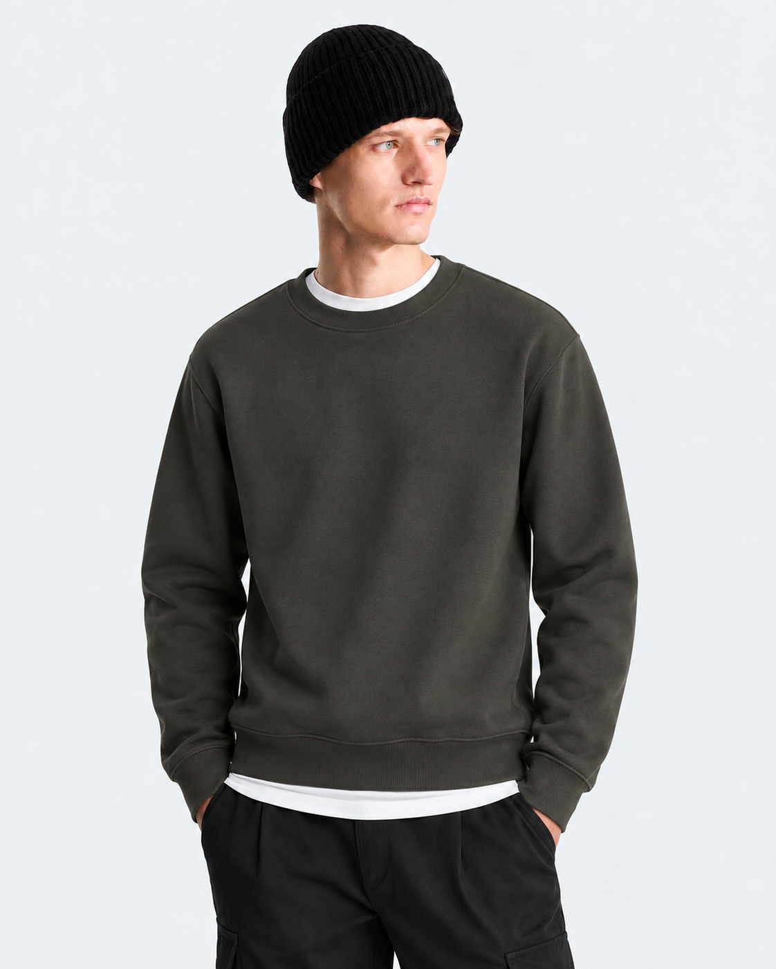Sweatshirt Premium Col Rond