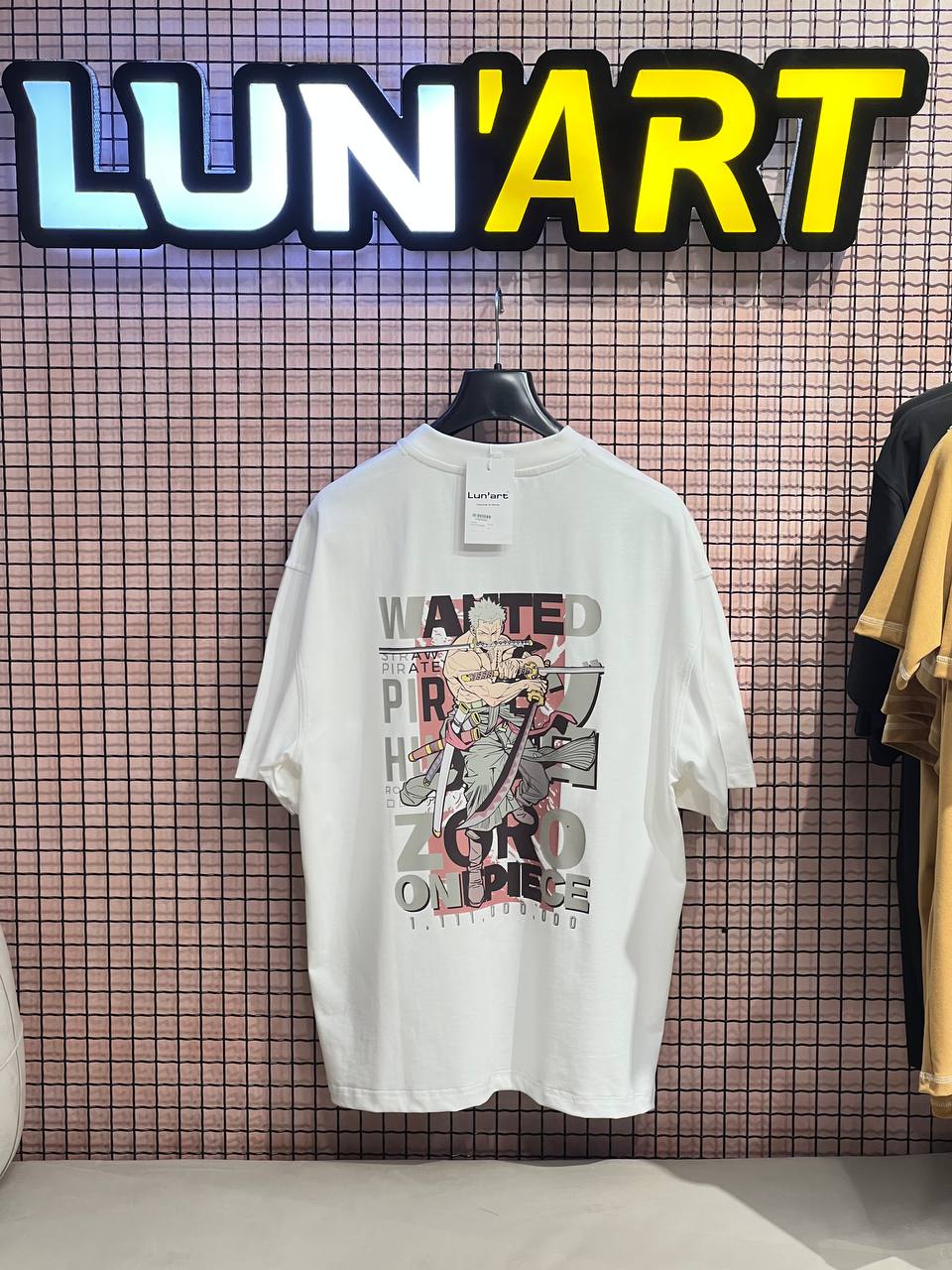 One Piece Zoro Graphic over size Tee – Front & Back Print