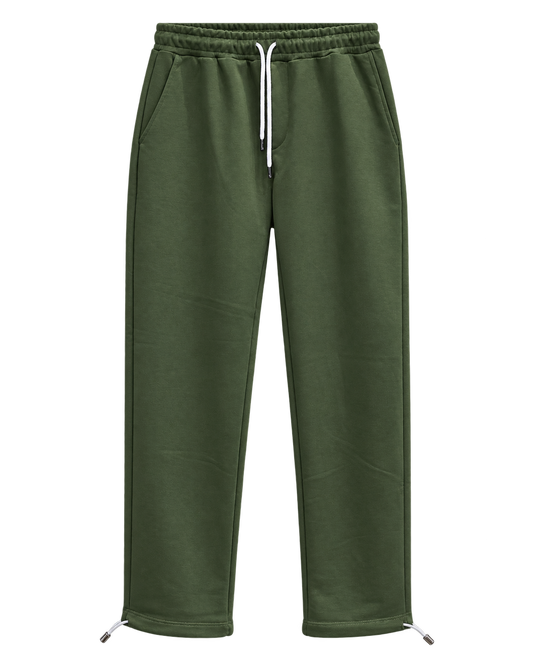 Pantalon Baggy — Vert Kaki — Recto