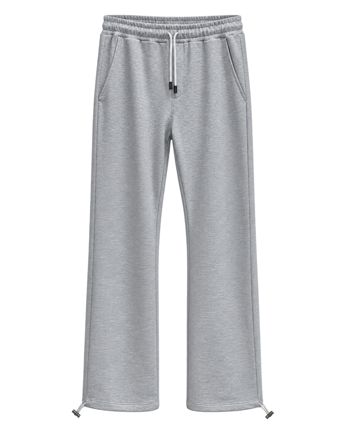 Pantalon Baggy — Gris clair — Recto