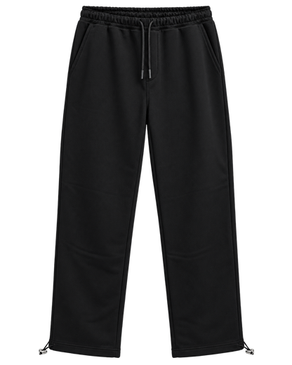 Pantalon Baggy — Noir — Recto