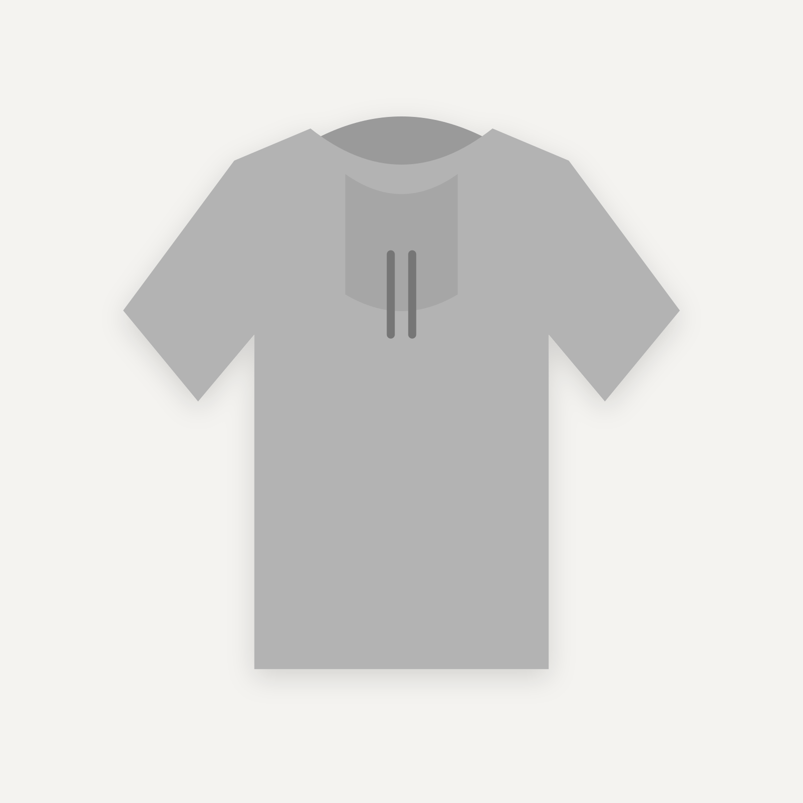 Hoodie personnalisable — Gris chiné — Verso (rendu illustratif, pas une photo réelle)