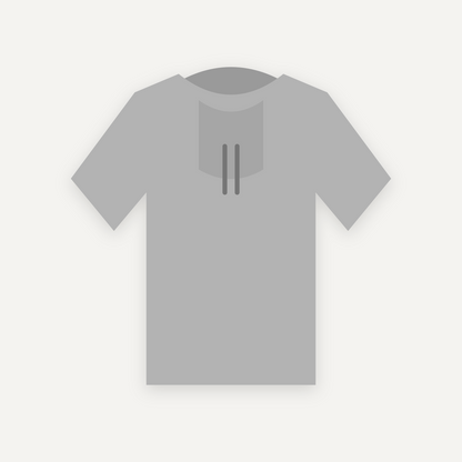 Hoodie personnalisable — Gris chiné — Verso (rendu illustratif, pas une photo réelle)