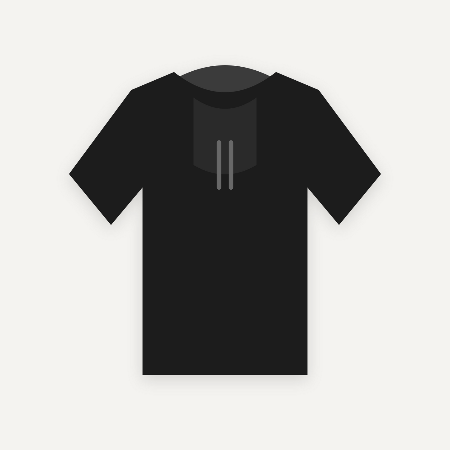 Hoodie personnalisable — Noir — Verso (rendu illustratif, pas une photo réelle)