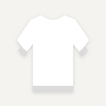 Sweatshirt personnalisable — Blanc — Verso (rendu illustratif, pas une photo réelle)