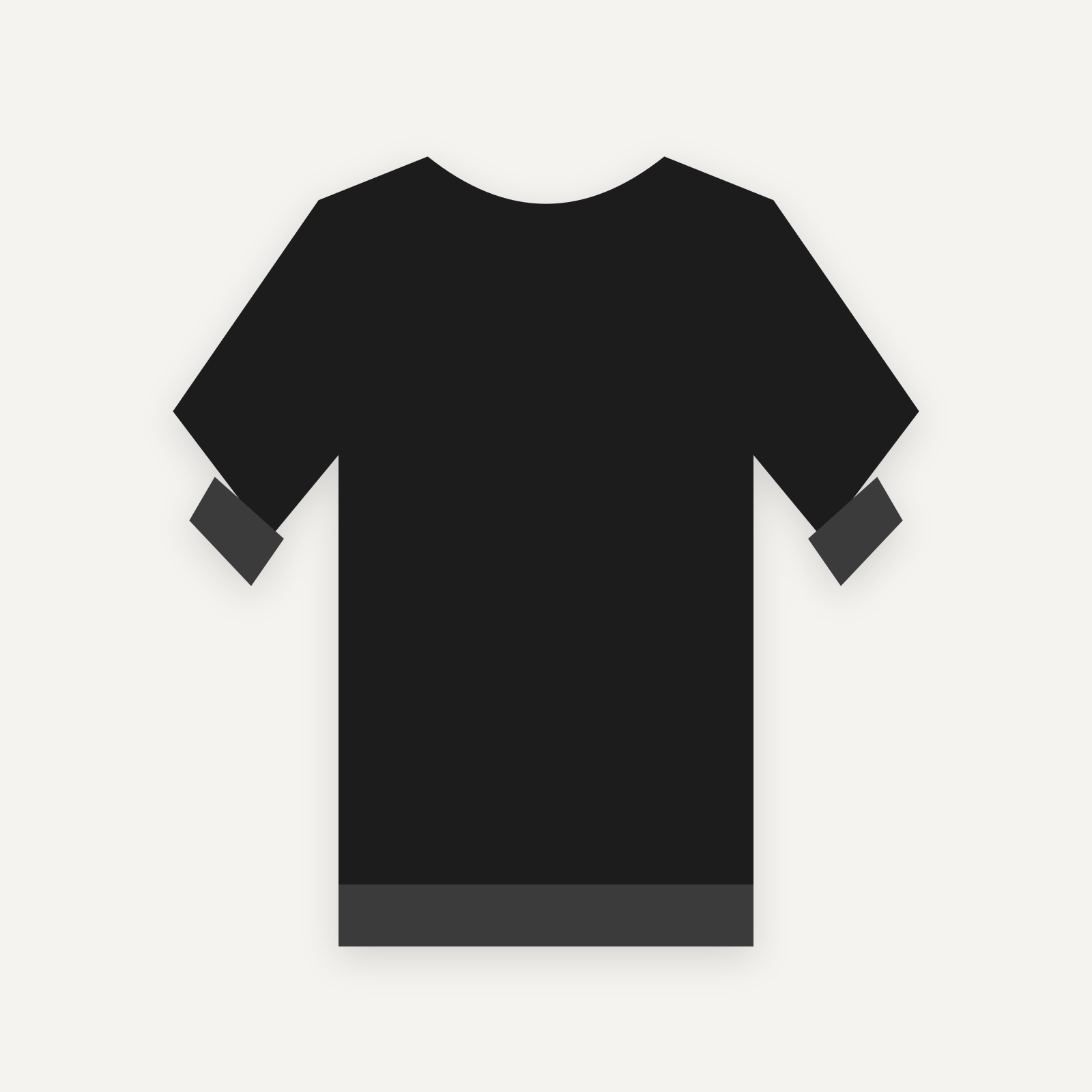 Sweatshirt personnalisable — Noir — Verso (rendu illustratif, pas une photo réelle)
