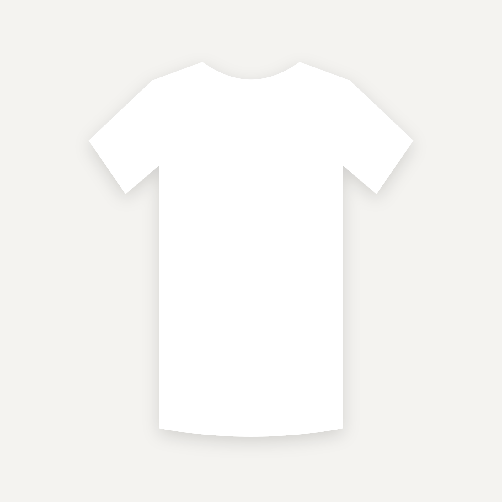 T-Shirt personnalisable — Blanc — Verso (rendu illustratif, pas une photo réelle)