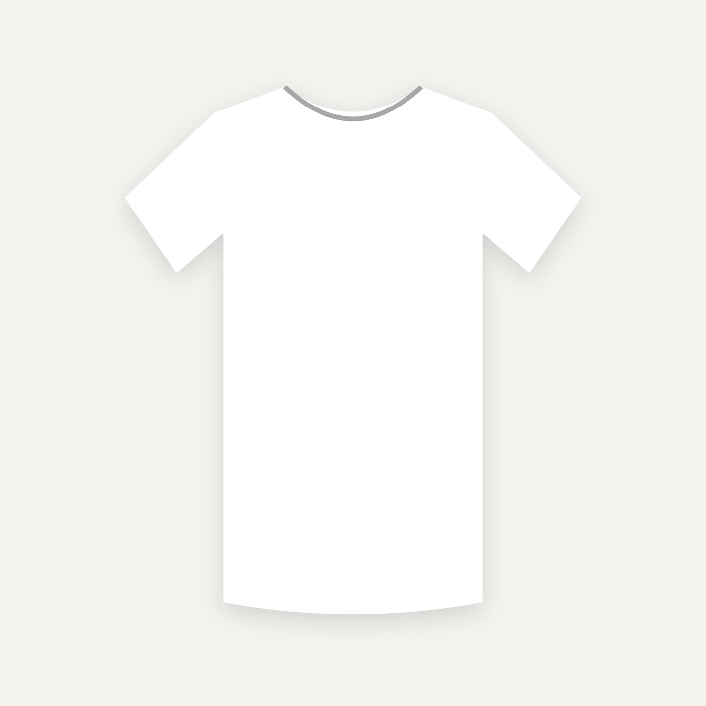 T-Shirt personnalisable — Blanc — Recto (rendu illustratif, pas une photo réelle)