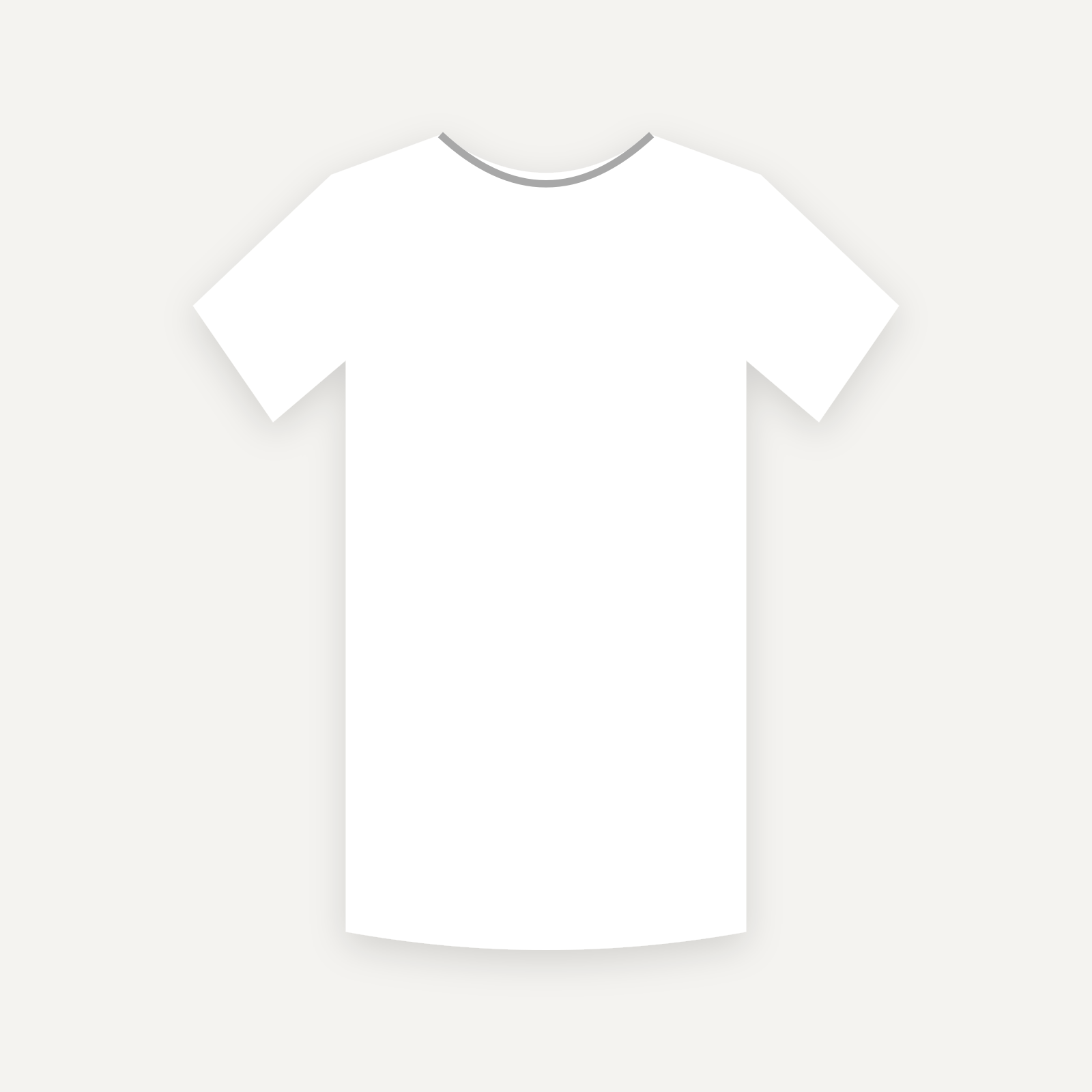 T-Shirt personnalisable — Blanc — Recto (rendu illustratif, pas une photo réelle)