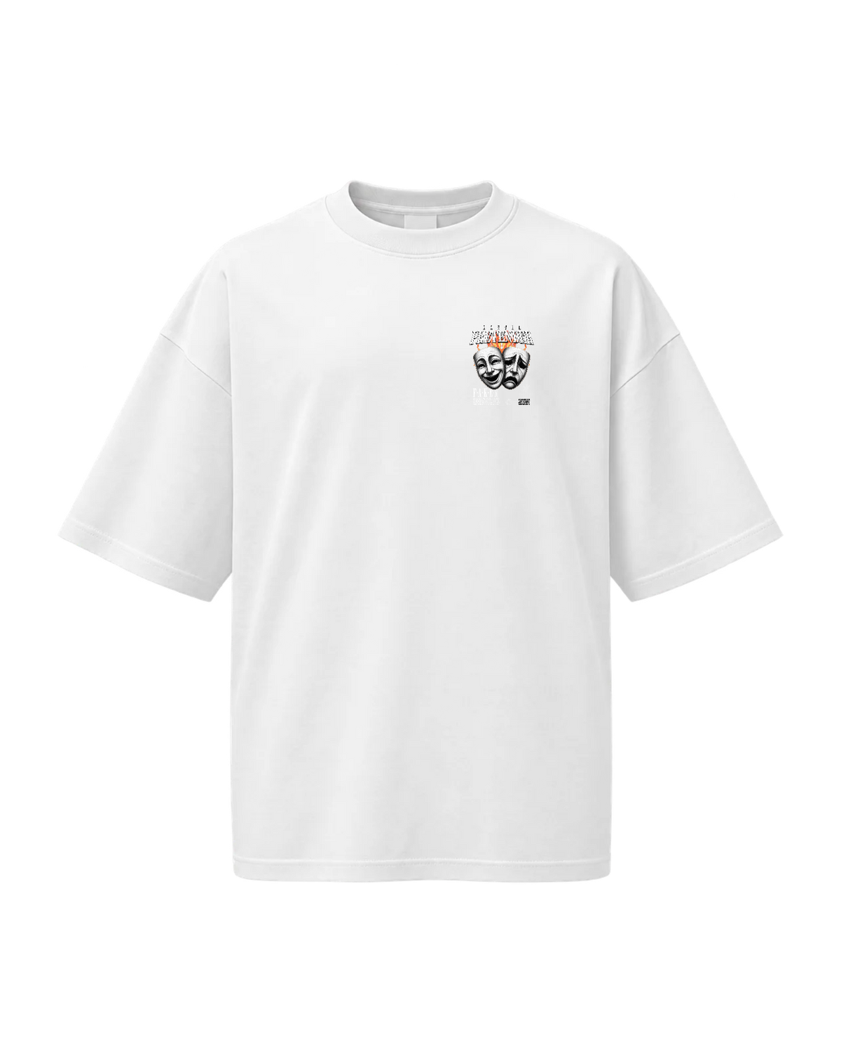 T-Shirt Oversize — Master Pretender — Blanc — Recto