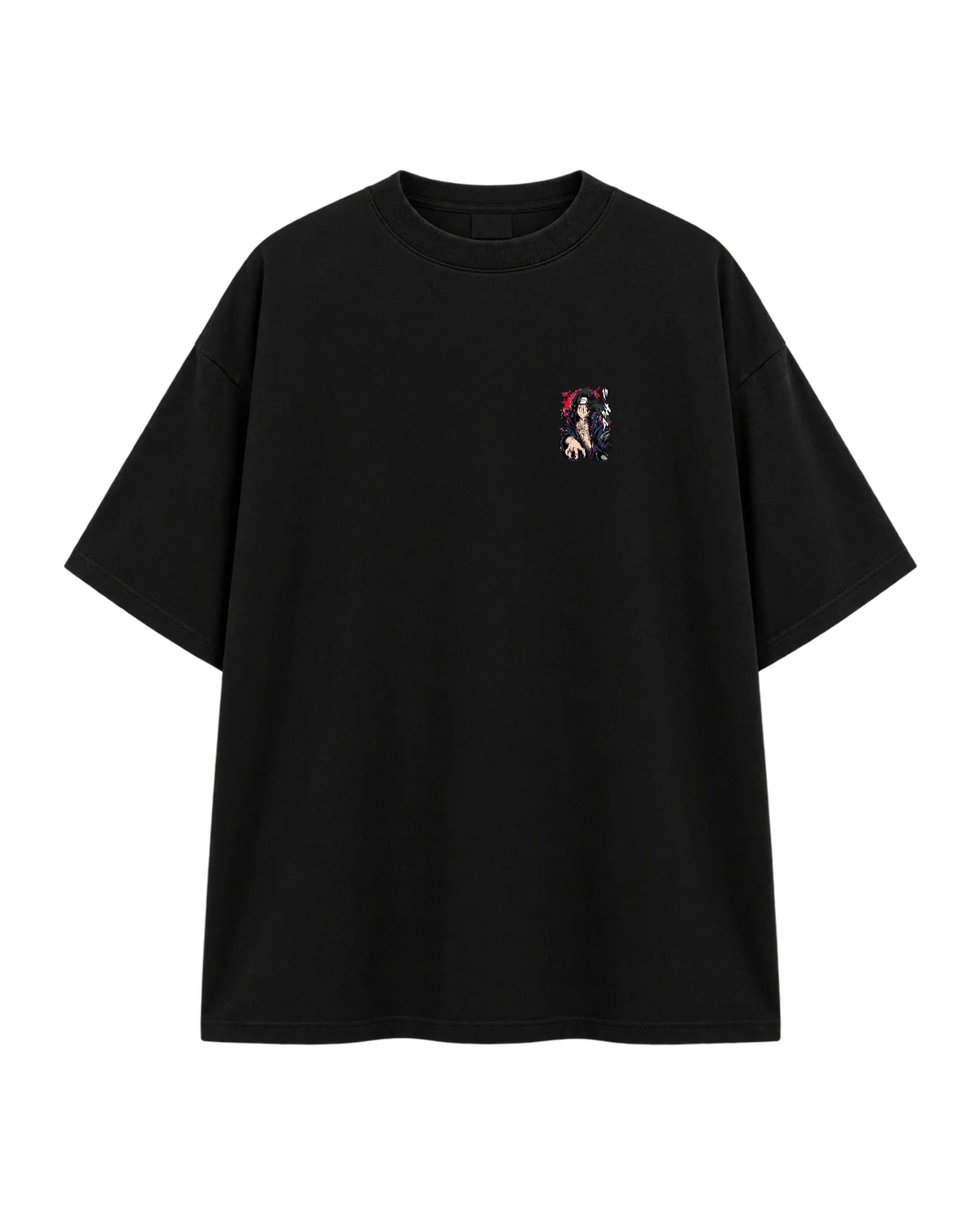 T-Shirt Oversize — Itachi · Naruto — Noir — Recto