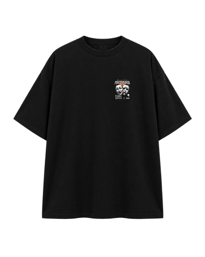 T-Shirt Oversize — Master Pretender — Noir — Recto
